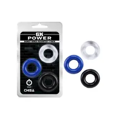 GENERICO - ANILLO PARA PENE GK POWER DONUT RING PACK DE 3