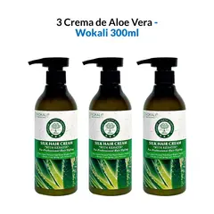 WOKALI - 3 Crema de Aloe Vera 300ml -