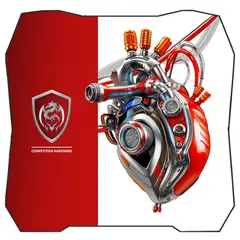 SIGMA - Pad Mouse Sig X37 Rojo y Blanco