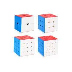 MOYU - Set De Cubos Mágicos de 4 piezas