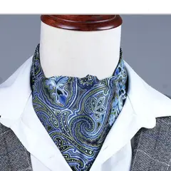 KAST PE - Bufanda Corbata Hombre Seda Omar Multicolor