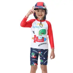 GENERICO - Traje de Baño Niños Natacion UPF 50 - Talla 4 hasta 14