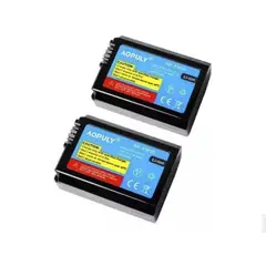 GENERICO - 02 Baterias Np-fw50 Para Sony A600 Marca Aopuly