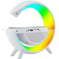 GENERICO - Parlante G de sonido con luces multicolores Cargador inalambrico