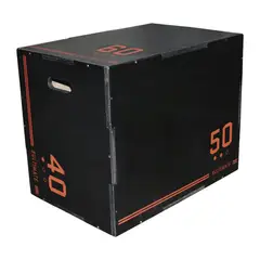 ULTIMATE FITNESS - Cajón Pliométrico Salto Pro - 40x50x60cm - Jump Box