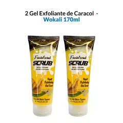 WOKALI - 2 Gel Exfoliante de Caracol 170ml