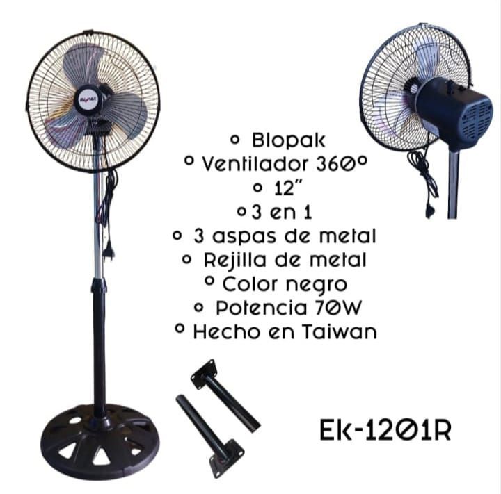 VENTILADOR ORBITAL 12 PULGADAS 3 EN 1
