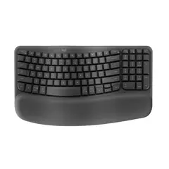 LOGITECH - - Teclado Wave Keys Ergo Wireless Spa - Negro