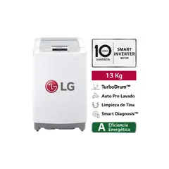 LG - Lavadora Automatica WT13WPBK 13K Blanca