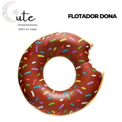 GENERICO - FLOTADOR INFLABLE DONA DE CHOCOLATE