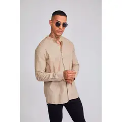 GENERICO - CAMISA LINO CUELLO MAO