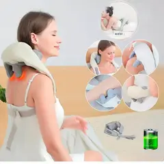 GENERICO - Masajeador Shiatzu 6D Portatil Recargargable