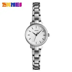 SKMEI - RELOJ 1410 PLATEADO CORREA ACERO PARA MUJER