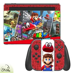 GENERICO - Skin Adhesivo Nintendo Switch Edicion Mario Odyssey.