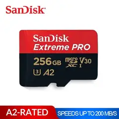 SANDISK - Tarjeta de memoria micro sd extreme pro 256 gb