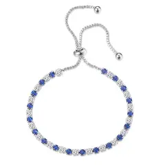 LA TIENDA 88 JOYAS Y ACCESORIOS - La Tienda 88 - Pulsera Brazalete Bañado en Oro de 18k - Blanco