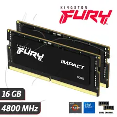 KINGSTON - Fury Impact Memoria DDR5 4800 MHz 16 GB Para Laptop
