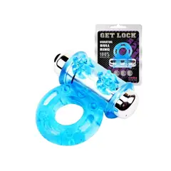 GENERICO - ANILLO VIBRADOR GET LOCK CON SALIENTE MASAJEADOR