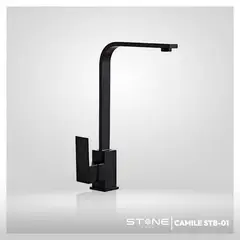 STONE - MEZCLADORA P/COCINA AL MUEBLE CAMILE STB-01 BLACK