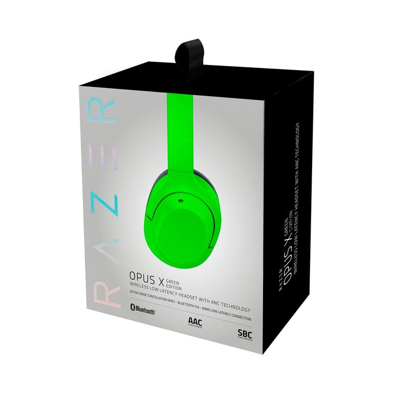 Audifono Gamer Opus X Inalambrico Bluetooth Cancellation Verde