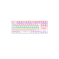 REDRAGON - Teclado Gamer Kumara Rainbow K552W KR SP White Red Switch TKL