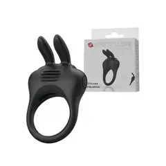 GENERICO - ANILLO PRETTY LOVE DAVION COCK CON OREJAS VIBRADORAS