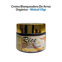 WOKALI - Crema Blanqueadora De Arroz Orgánico 55gr - Fruit of the