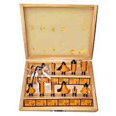 INGCO TOOLS - Kit 12 Fresas 8 mm para ruteadora ingco AKRT1211