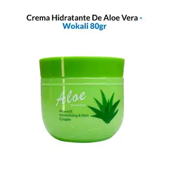 WOKALI - Crema Rica Y Suave Hidratante De Aloe 80gr -