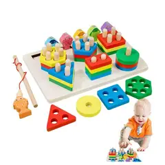 GENERICO - Juguete Educativo De Pesca De Madera