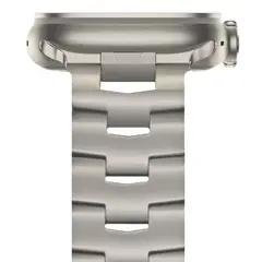 URVOI - Correa de Titanio para Apple Watch Eslabon Acabado Mate 44-45-46-49mm