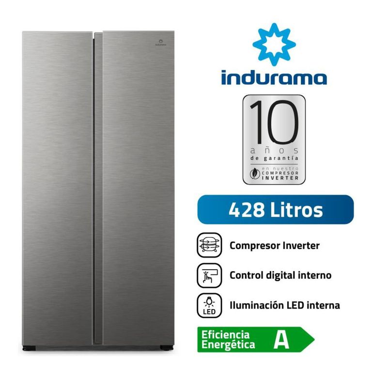 Refrigeradora Side by Side 428Lt RI-769 - Croma