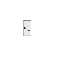 SINTHESI - DADO TOMACORRIENTE SIMPLE AMERICANO DE 1 MODULO S22