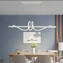 GENERICO - Lámpara de techo led spiral 3 luces con control