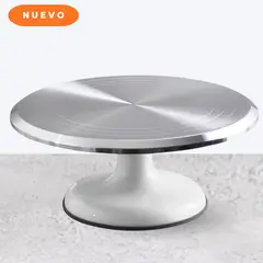 GENERICO - Soporte giratorio para Pasteles Blanco