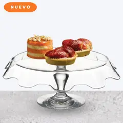 PASABAHCE - Soporte de Vidrio para Pasteles 32 CM