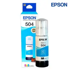 EPSON - Tinta 504 Cyan Botella 70ml