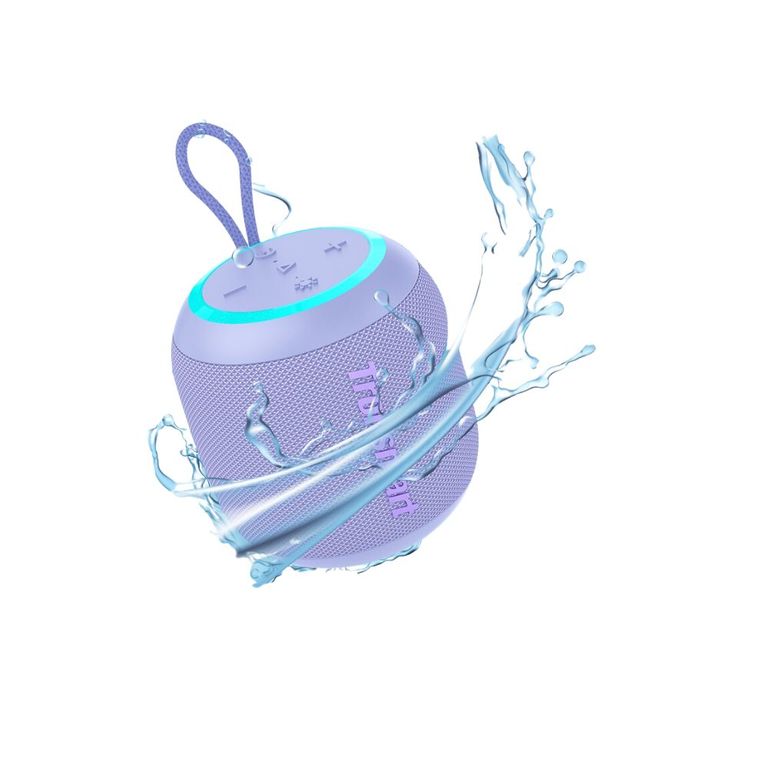 T7 Mini 15W Parlante Portátil TWS Bluetooth 5.3 - Morado