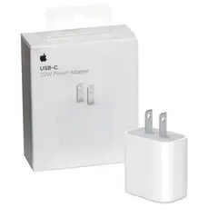 APPLE - Adaptador de Corriente 20w Cubo Carga Rápida