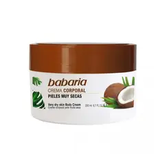 BABARIA - Crema Corporal De Coco Para Pieles Secas
