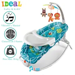 IDEAL - Silla Mecedora Musical con Vibrador Ocean Niño