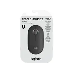 LOGITECH - Mouse Pebble Mouse 2 M350S Bluetooth/Wireless Graphite