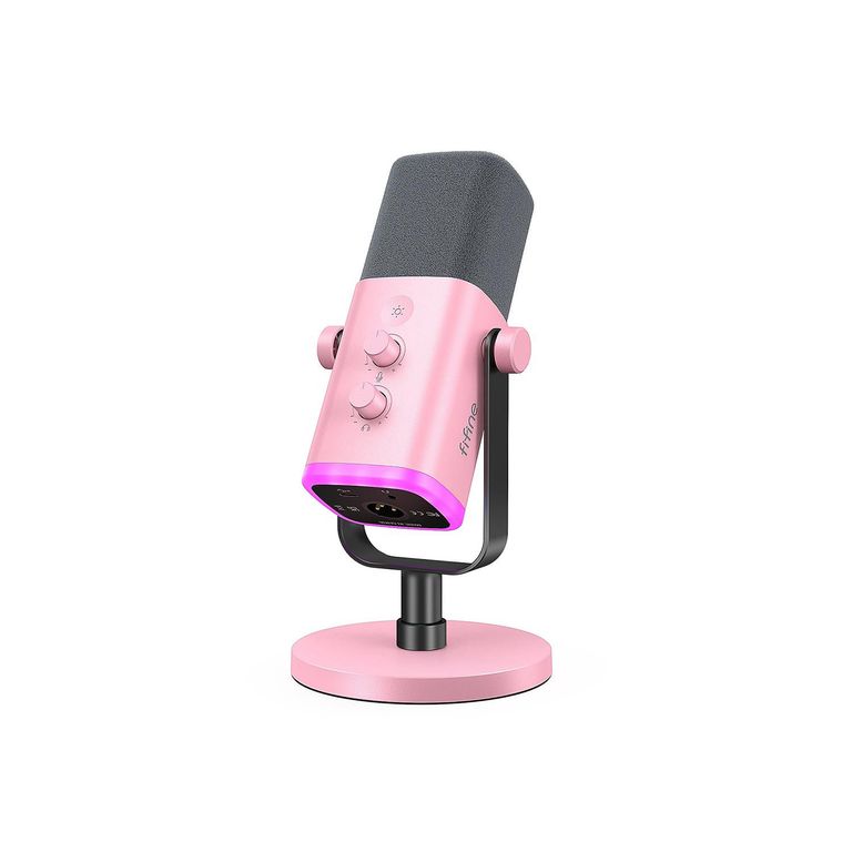 Micrófono Dinamico Am8 Pink Dinámico