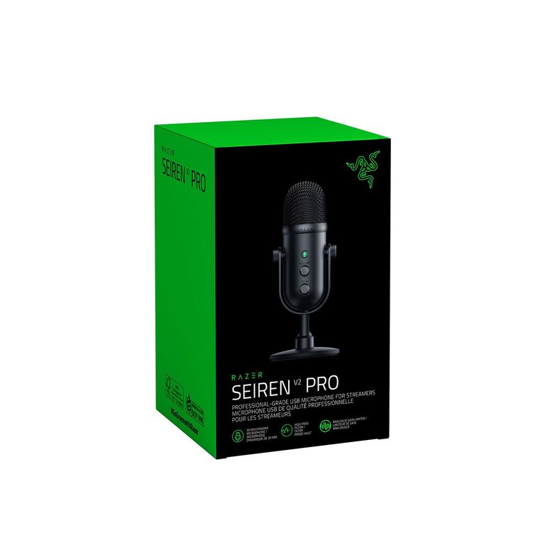 Microfono Gamer Seiren V2 Pro Usb Black