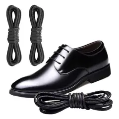 GENERICO - Pasador para zapato de vestir cordones de cera 2 pares