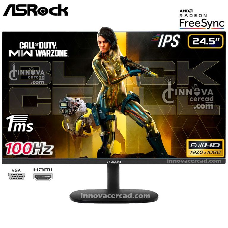 Monitor Gaming CL25FF 25 Full HD IPS 100hz 1Ms AMD FreeSync.