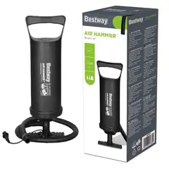 BESTWAY - Inflador manual con entradas intercámbiales 36 cm