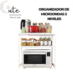 GENERICO - ORGANIZADOR DE MICROONDAS 2 NIVELES