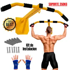 HOLGU - Rack Barra Dominadas Guantes