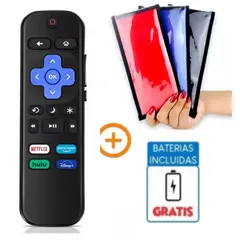 GENERICO - Control Remoto Roku Tv Integrado Tcl Onn Jvc Onn Funda